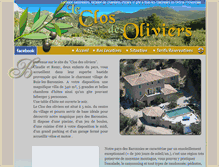 Tablet Screenshot of clos-oliviers.com